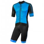 Fahrradhosen + Trikot NALINI Set (2 Teile) Velocità schwarz blau