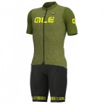 Fahrradhosen + Trikot Sommer ALÉ Set (2 Teile) Cross grün