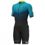 Fahrradhosen + Trikot Sommer ALÉ Set (2 Teile) Delta schwarz blau