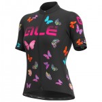 Radtrikot ALÉ Damentrikot Butterfly schwarz