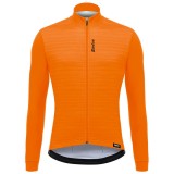 Radtrikot Herren SANTINI Langarmtrikot Classe neonorange