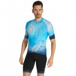 Radtrikot + Hosen LÖFFLER Set (2 Teile) Aero blau