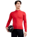 Radtrikots Herren CRAFT Langarmtrikot Core Bike Essence rot