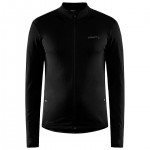 Radtrikots Herren CRAFT Langarmtrikot Core Bike SubZ schwarz