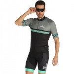 Radtrikots + Hosen Sommer BIANCHI MILANO Set (2 Teile) Prizzi schwarz grün