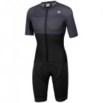 Radtrikots + Hosen Sommer SPORTFUL Set (2 Teile) Bodyfit Pro Light grau schwarz